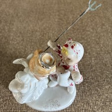 Lefton Vintage 1950's Napco China Saint And Sinner  3 picture
