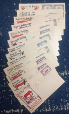 Vintage - 1943 WWII Overrun Countries  13 U.S. FDC Set Patriotic Cachets  ~ EX ~ picture