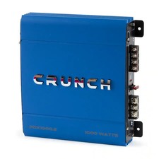 Crunch PowerDriveX 1000 Watt 2 Channel Exclusive Blue A/B Car Stereo Amplifier picture