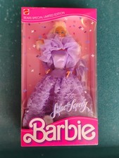 Vintage Barbie Doll Lilac Lovely Lace Sears 1987 Mattel NRFB 7669 Blonde Edition picture
