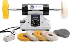 OPAVIOC Jewelry Polisher Adjustable Variable Speed Bench Grinder Polishing picture