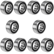 10 PCS MR1052RS Deep Groove Ball Bearings  5x10x4mm Double Sealed, Chrome Ste... picture