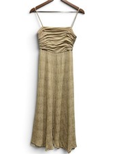 Vintage 90s Giorgio Armani Le Collezioni Ruched Midi Dress IT 40 picture