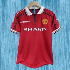Beckham #7 Manchester United 1998-1999 Home Jersey, Short Sleeve picture