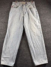 Bugle Boy 1601 Mens 30x30 Light Wash Baggy Relaxed Vintage Denim Jeans picture