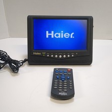 Haier HLT71 7in LCD TV 480p Black Built-In Speakers RCA/Coax Inputs No Antenna  picture