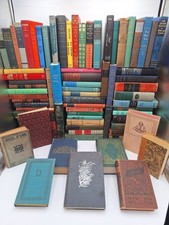 Lot of 10 Vintage Old Rare Antique Hardcover Books - Mixed Color - RANDOM  picture
