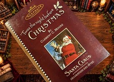2001 Hallmark Keepsake Twas the Night Before Christmas Santa Claus Ornament NIB picture