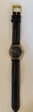 Vintage Breitling manual wind Swiss men watch 35mm 18k gold plate picture