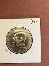 1995 D Kennedy Half Dollar CN-Clad Bright BU US Coin  picture