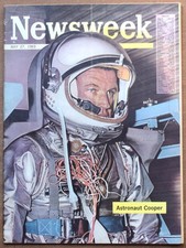 Newsweek Magazine May 27 1963 Astronaut Cooper Cover -European Edition picture