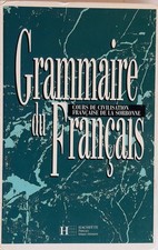 Grammaire du Francais: Cours de Civilisation Francaise de la Sorbonne (Frenc... picture