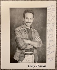 LARRY THOMAS SIGNED photo NO SOUP FOR YOU 8 X 10 SEINFELD TV SERIES picture