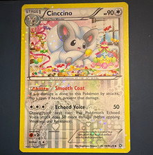 Pokemon Cinccino RC19/RC25 Legendary Treasures Radiant Holo English 2013 picture