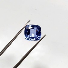 7.55 Ct Natural Blue Sapphire Certified Loose Gemstone Cushion Cut VVS picture