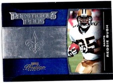 2008 Playoff Prestige #PPR-45 Reggie Bush Prestigious Pros Blue #/1000 picture