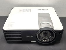 BenQ MX819ST XGA DLP Projector Lamp Hours: 1425 Minor Lens Damage Tested Working picture