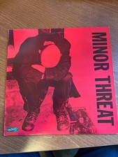 Minor Threat Self Titled LP Vinyl 1984 Red Cover w/Insert EX/VG+ picture