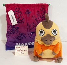 Makeship Dilly the Platypus by Artist Animator DillybyDally Plush Rare 1543 NEW picture