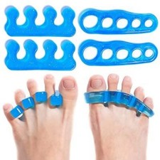 Premium Blue Gel Toe Separators, Straighteners & Spacers - 2 Pairs picture