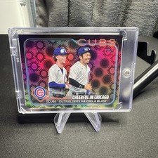 2024 Topps Series 2 Cheerful in Chicago #371 Chicago Cubs Parallel /10 picture