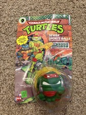 Raphael Sewer Sports Balls TMNT 1991 Playmates Vintage NEW SEALED On Card READ picture