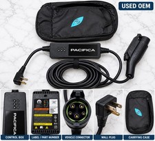 OEM Chrysler Pacifica Voyager Hybrid EV Charger With Case Bag 05185142AB picture