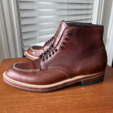WORN 1x | ALDEN 10D BROWN HORWEEN CHROMEXCEL INDY BOOTS 403 10D picture