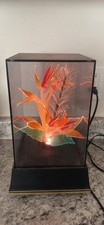 Vintage 1980-1990’s Birds of Paradise Flower Fiber Optic Night Light YS-800 picture