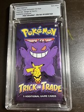 2022 Pokemon Halloween Trick or Trade Foil Pack TCC Graded Gem Mint 10 picture