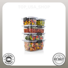 Rubbermaid Brilliance 10-Piece Set, Leak-Proof and Clear Food Storage Containers picture