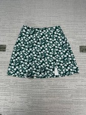 Reformation Skort Womens Small Green White Floral A Line Mini picture
