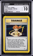 2000 GYM HEROES #18 MISTY CGC 10 picture
