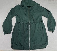 Forever 21 Women’s Medium Cinched Waist  Medium Length Jacket Green NWOT picture
