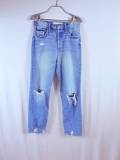 MOTHER Distressed Light Wash Boyfriend Jeans picture