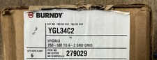 Qty 5 BURNDY YGL34C2 copper grounding crimp  250-500 MCM to 6-2 ground grid picture