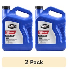 FLASHSALES - Super Tech High Mileage Transmission Fluid Automatic 1 Gal 2 Pack picture