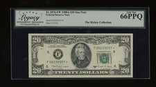 DBR 1988-A $20 FRN STAR Atlanta Gem Fr. 2076-F* Legacy 66 PPQ Serial F00239557* picture