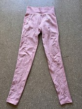 Gymshark High Waisted Flex Leggings Pink/Red GLLG1824 | Sz: S picture