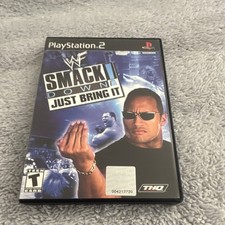 THQ WWF SmackDown Just Bring It PS2 T NTSC-U/C 2001 Manual Multiplayer picture