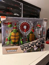 NECA Teenage Mutant Ninja Turtles The First Turtles Figure Set Weapons picture