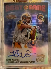 2000 Bowman's Best - Best of the Game Autographs Kurt Warner #BG2 (AU) picture