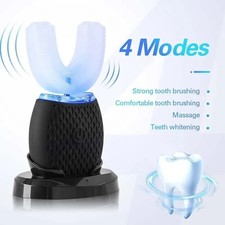 360° U Shaped Electric Toothbrush Rechargeable Sonic Adult Toothbrush picture