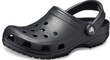 Unisex Black/White Cozy Classic Clog Ultra-Light Slip-On Shoes  U-S-A picture