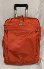 Tumi 48600 CRN 19” Soft Wheeled Carry On Luggage 19”- Bright Coral & Green, Rare picture