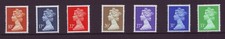 GB 1990 QE II - Machin Definative - Set of 7 Stamps - MNH picture