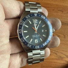 TAG-Heuer-Formula 1-WAZ1010.BA0842-43mm Blue Dial Men's  Quartz Watch-Used picture