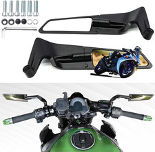 Motorcycle Rear View Mirrors, Stealth Wind Wing Side Mirrors Compatible with 202 picture
