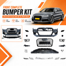 Fit 2012-2015 Audi A6 S6 Upgraded To RS6 Renn Sport Style Front Bumper Body Kit picture