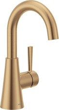 Moen 84021BZG Ronan One-Handle High Arc Bathroom Faucet Bronzed Gold picture